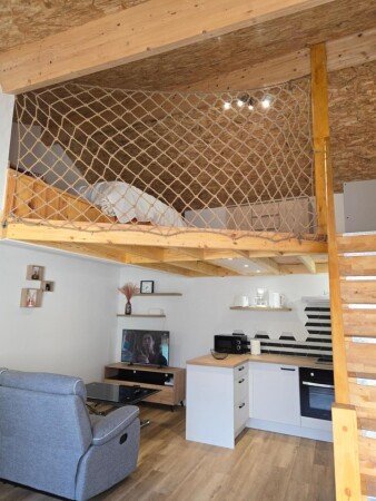 Appartement 1 chambre, avec jardin