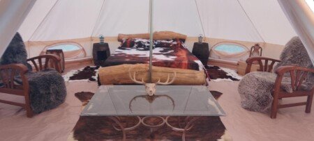 Tente 1 chambre, avec jardin