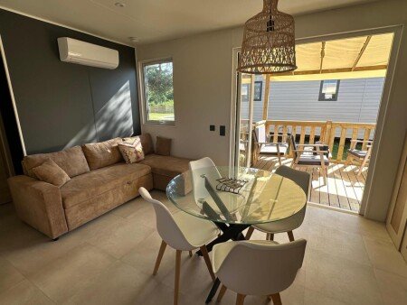 Mobil home 6 voyageurs, avec climatisation