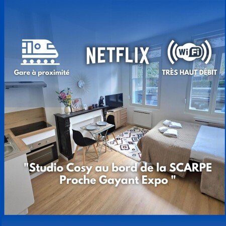 Studio 2 voyageurs, avec wifi