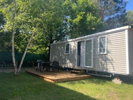 Mobil home 7 voyageurs, avec jardin