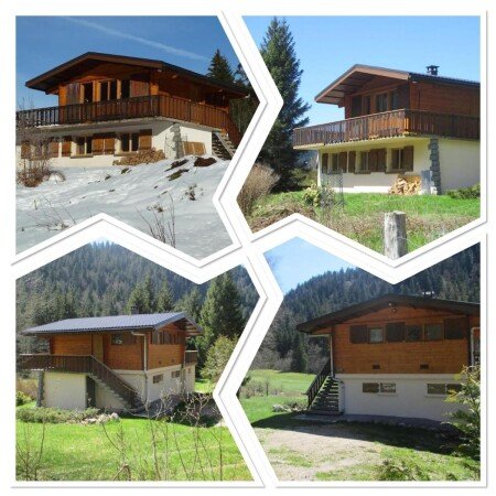 Chalet 7 voyageurs, avec jardin