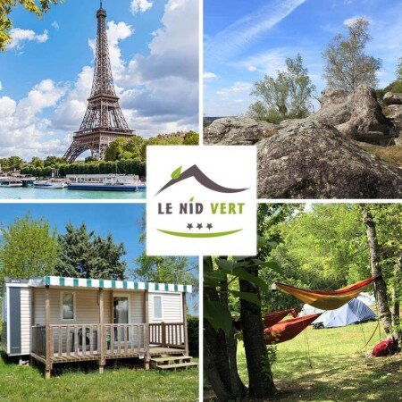 Mobil home 2 chambres, avec jardin