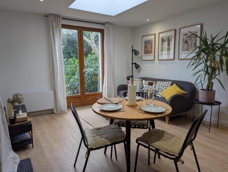 Appartement 2 voyageurs, avec jardin