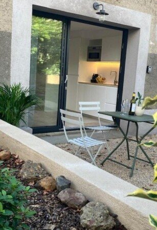 Studio 2 voyageurs, avec jardin