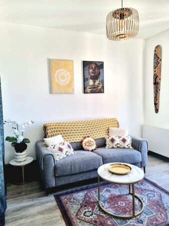 Appartement design, 3 voyageurs, avec wifi
