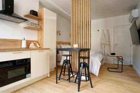 Appartement 2 voyageurs, avec jacuzzi