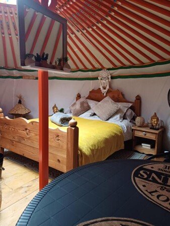 Tente 1 chambre, avec jardin