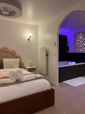 Appartement 2 voyageurs, avec jacuzzi