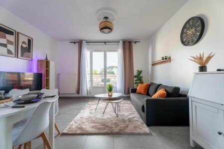 Appartement 2 chambres, avec wifi