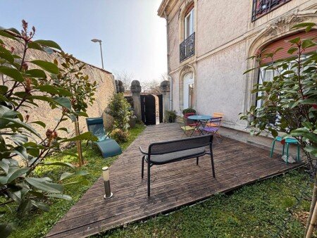 Appartement 1 chambre, avec jardin