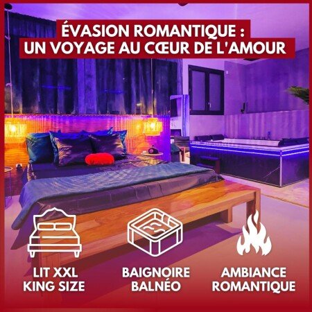 Appartement 1 chambre, avec jacuzzi