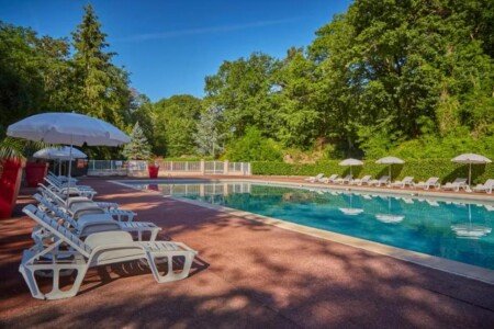 Mobil home 3 chambres, avec piscine