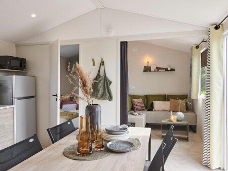 Mobil home 6 voyageurs, avec piscine