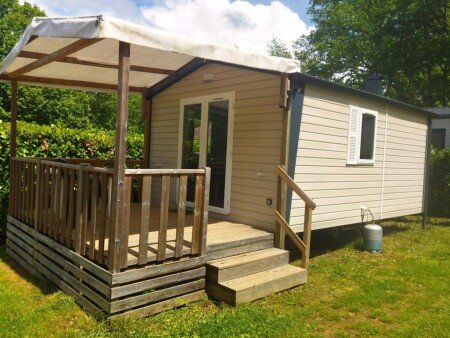 Mobil home confortable, 2 voyageurs, avec piscine