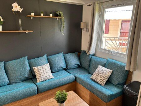 Mobil home 2 chambres, avec jacuzzi