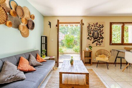 Studio cozy, 1 chambre, avec jardin
