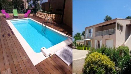 Appartement 4 voyageurs, avec piscine