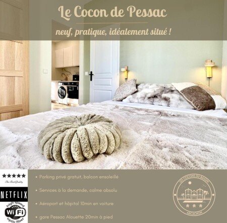 Appart'Hotel 2 voyageurs, avec jardin