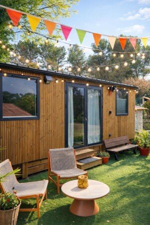 Chalet 1 chambre, avec jardin