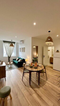 Appartement design, 2 voyageurs, avec climatisation