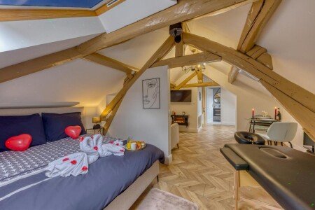 Appartement de charme, 2 voyageurs, avec jacuzzi