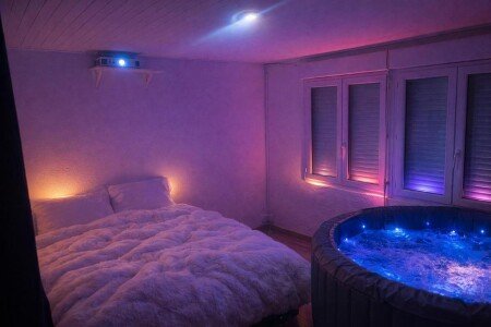 Appartement 4 voyageurs, avec jacuzzi