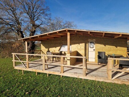 Caravane 1 chambre, avec piscine