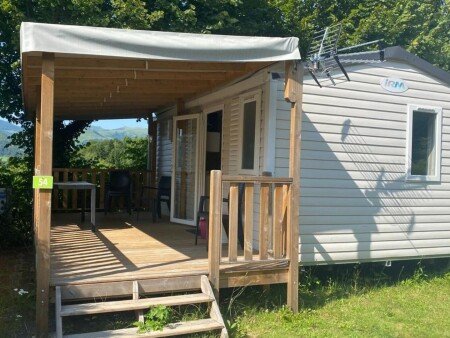 Mobil home 4 voyageurs, avec piscine