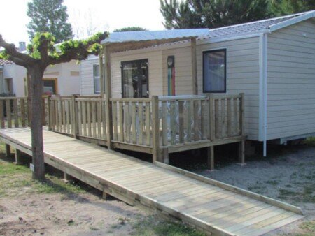 Mobil home 4 voyageurs, avec climatisation