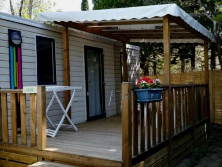 Mobil home 4 voyageurs, avec climatisation