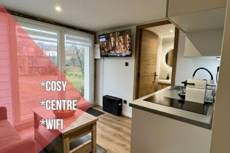 Studio 2 voyageurs, avec jardin