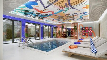 Appart'Hotel 2 voyageurs, avec piscine