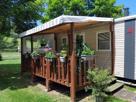 Mobil home 4 voyageurs, avec climatisation