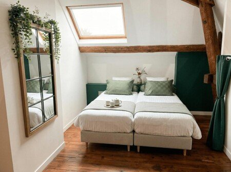 Bed and breakfast 1 chambre, avec jardin