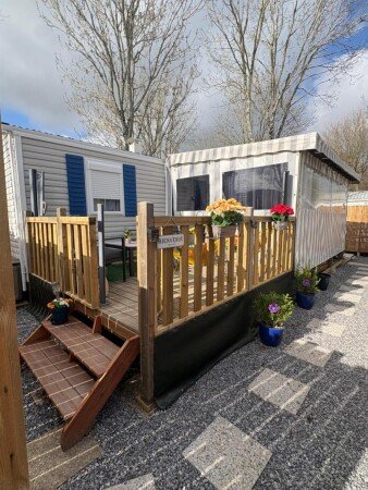 Mobil home 1 chambre, avec piscine