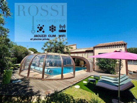 Villa 4 chambres, avec jacuzzi
