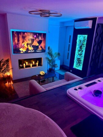 Appartement chic, 1 chambre, avec jacuzzi