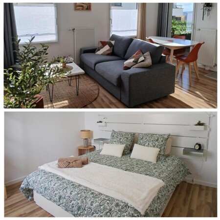 Appartement cozy, 1 chambre, avec wifi