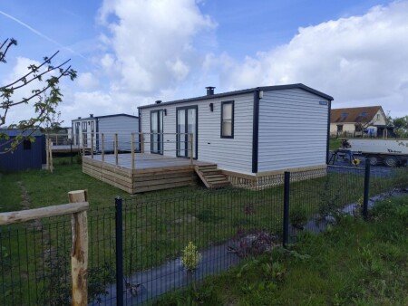 Mobil home 2 chambres, avec jardin