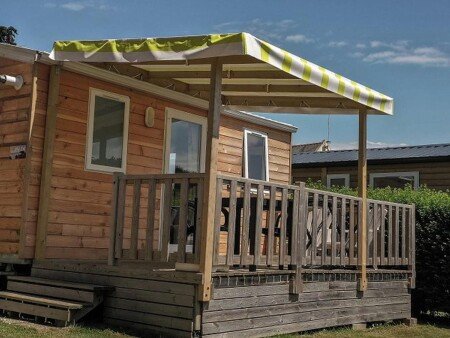 Mobil home 2 voyageurs, avec piscine