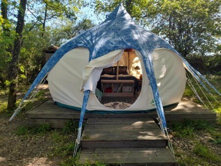 Tente 1 chambre, avec jardin