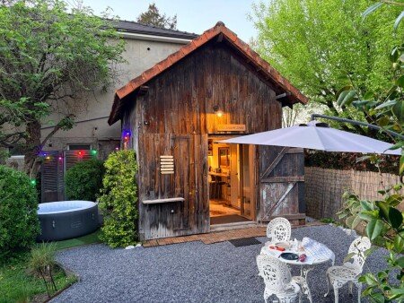 Chalet 1 chambre, avec jacuzzi