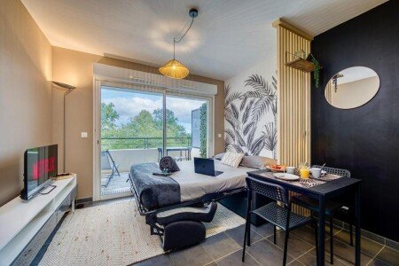 Studio 1 chambre, avec piscine