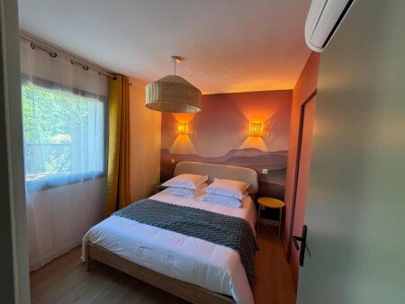Studio chic, 4 voyageurs, avec jardin