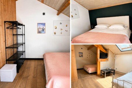 Bed and breakfast 1 chambre, avec piscine