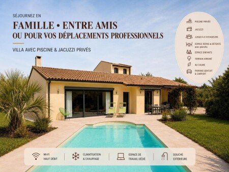Villa 1 chambre, avec jacuzzi