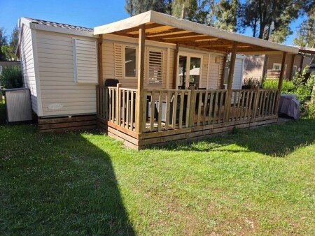 Mobil home 3 chambres, avec jacuzzi