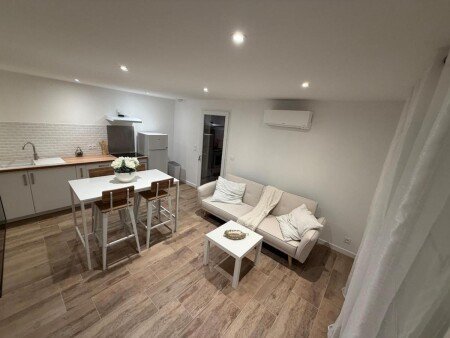 Appartement 2 chambres, avec jardin