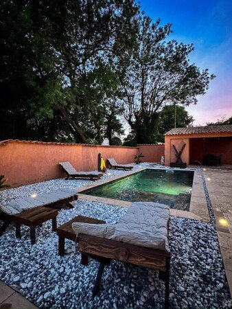 Maison 3 chambres, avec piscine